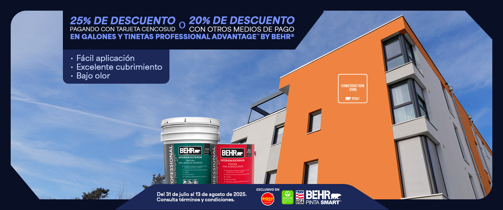 Image for BEHR Pro Advantage paint promotion