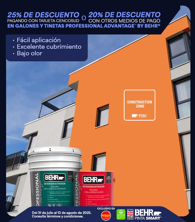 Mobile view of an image for BEHR Pro Advantage paint promotion