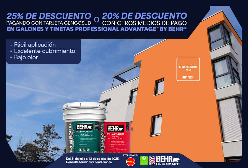 Large view of an Image for BEHR Pro Advantage paint promotion