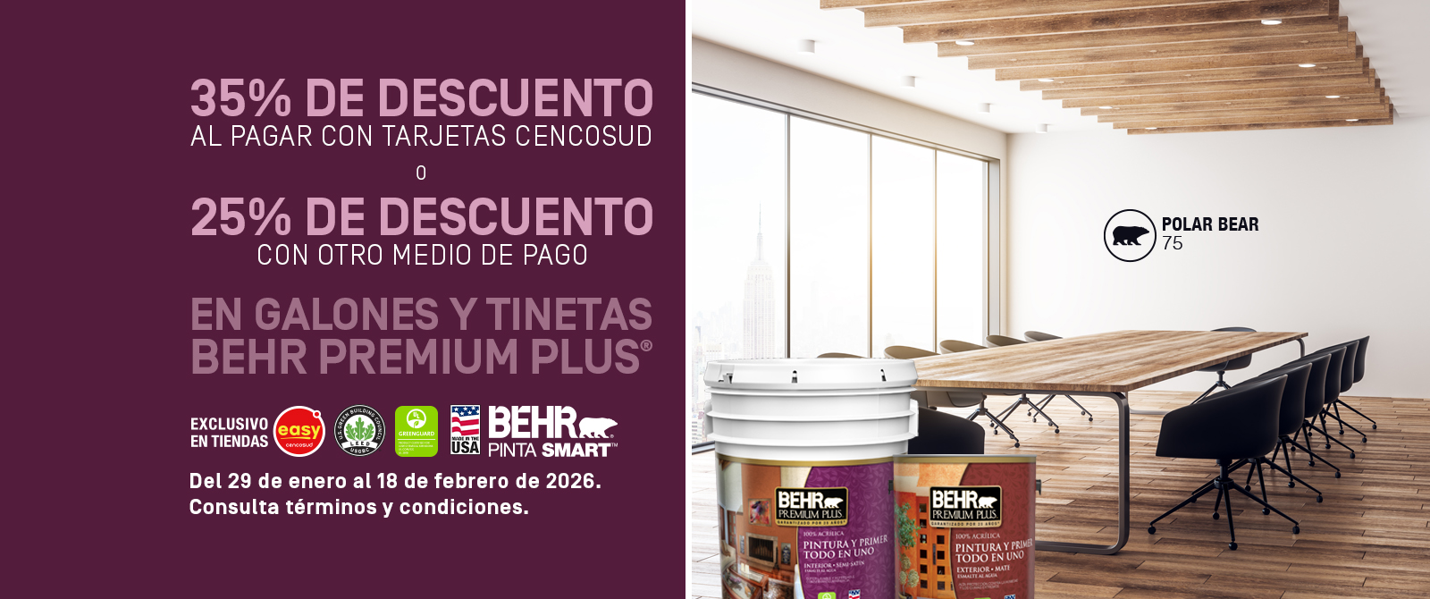 Image for BEHR Premium Plus paint promotion