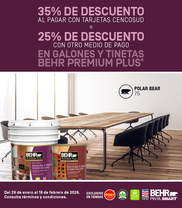 Mobile view of an image for BEHR Premium Plus paint promotion