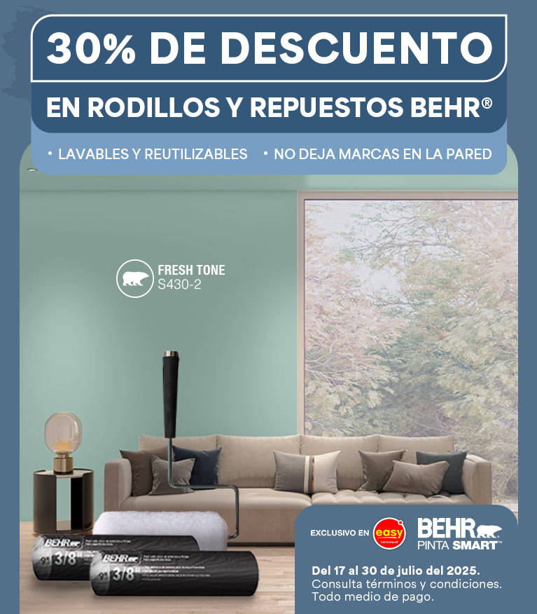 Mobile view of an image for BEHR Premium Plus interior paint promotion