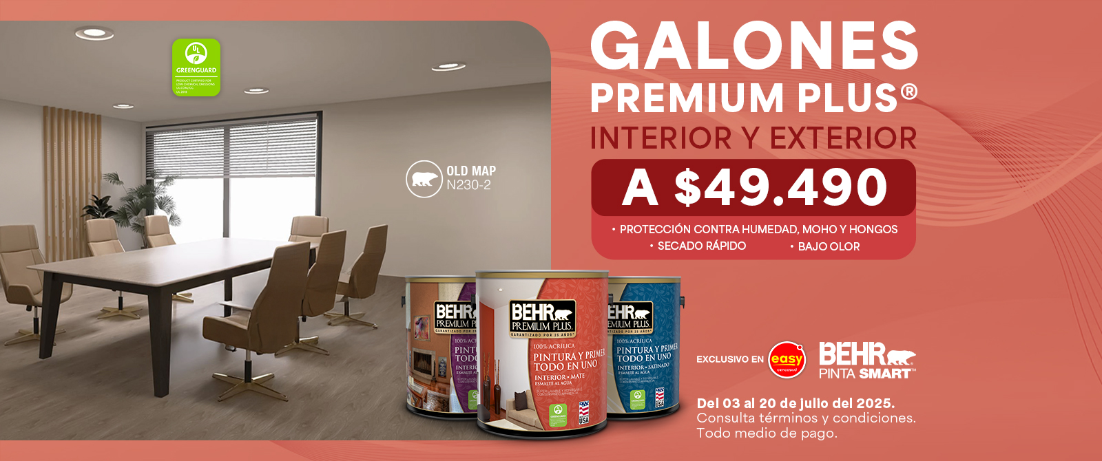 Image for BEHR Premium interior paint promotion