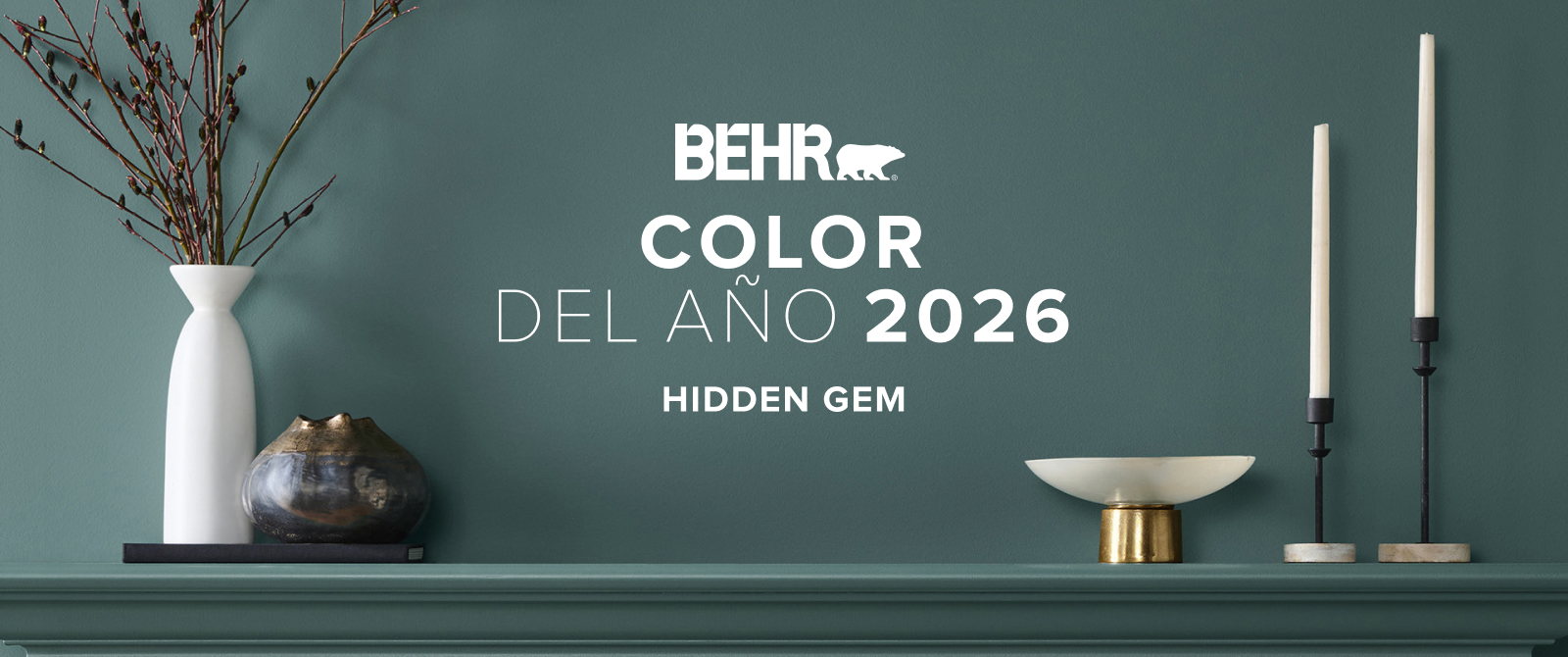 Image featuring the 2026 Color of the Year, Hidden Gem
