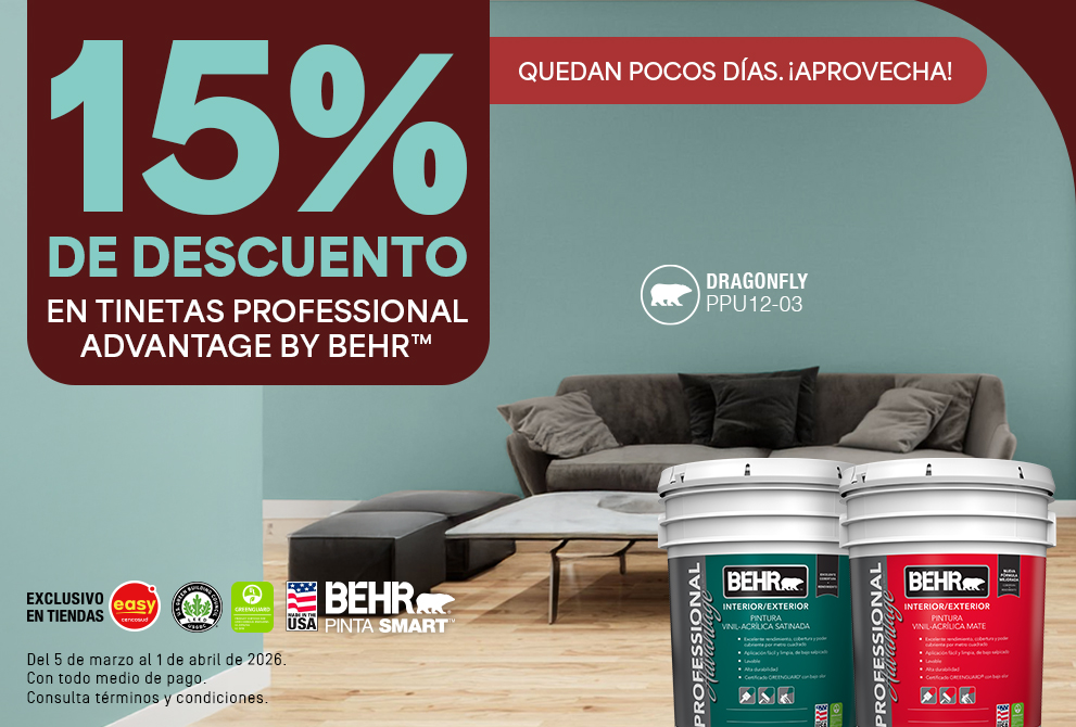 Large view of an Image for BEHR Premium interior paint promotion