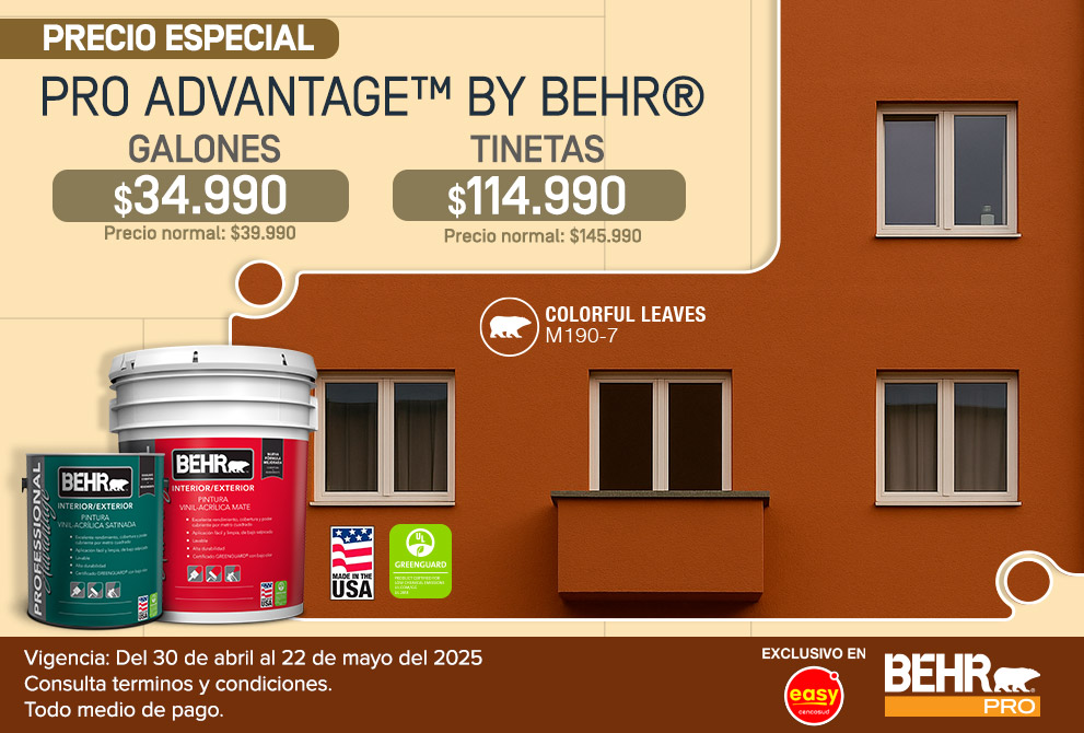 Large view of an Image for BEHR Premium interior paint promotion