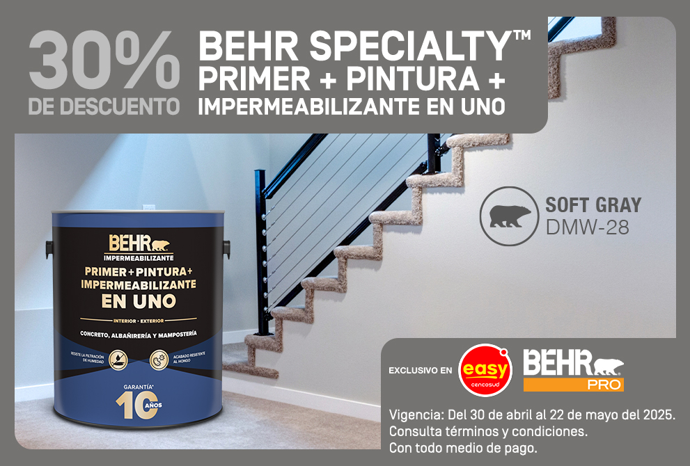 Large view of an Image for BEHR Premium interior paint promotion