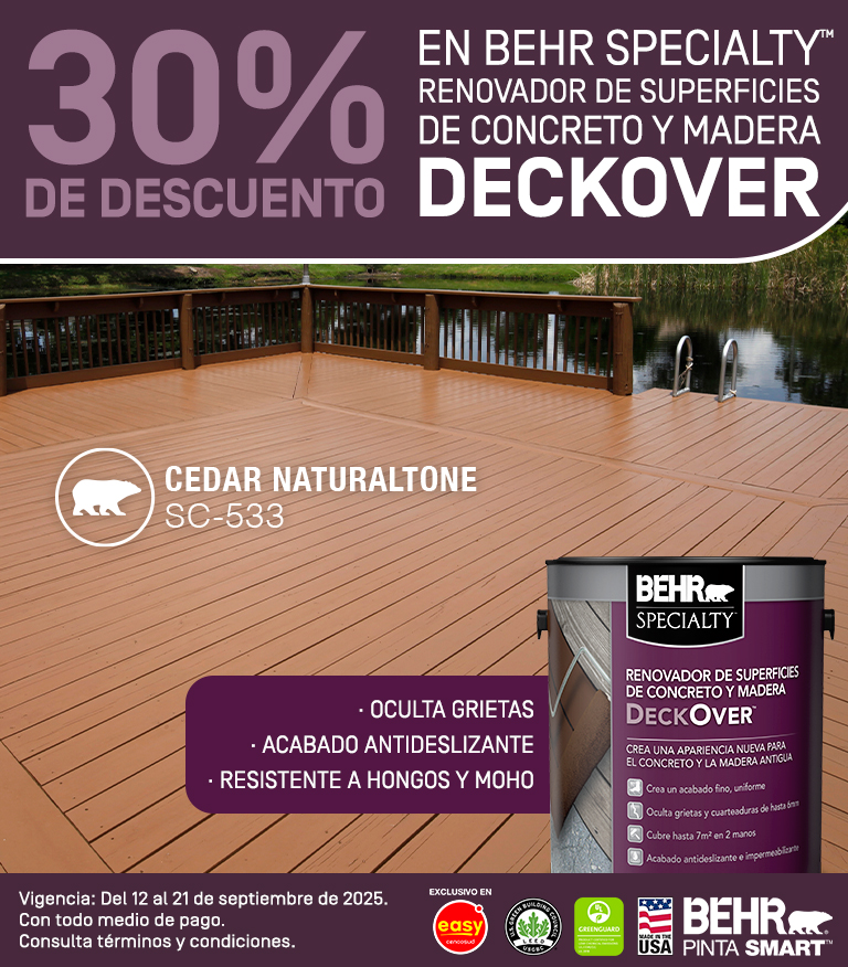 Mobile view of an image for BEHR Specialty DeckOver promotion