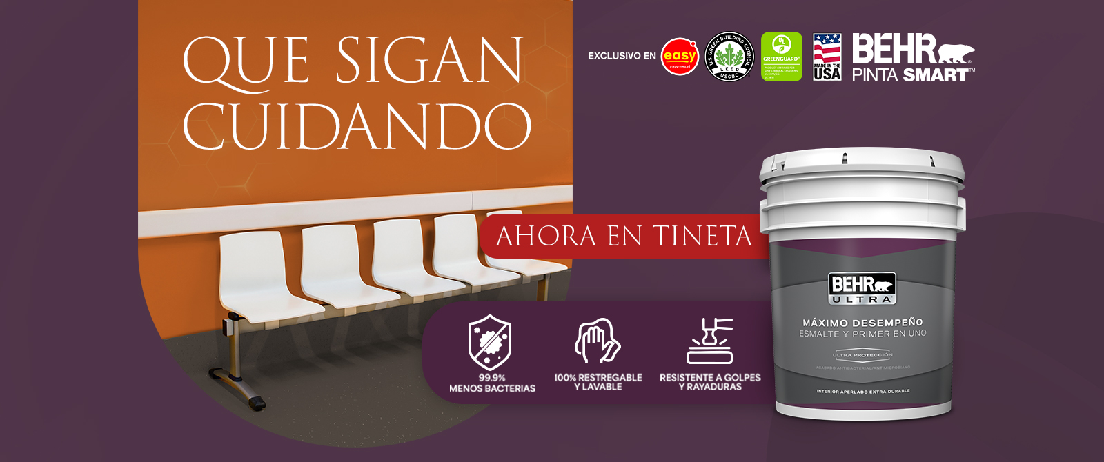 Image for BEHR Ultra interior paint banner