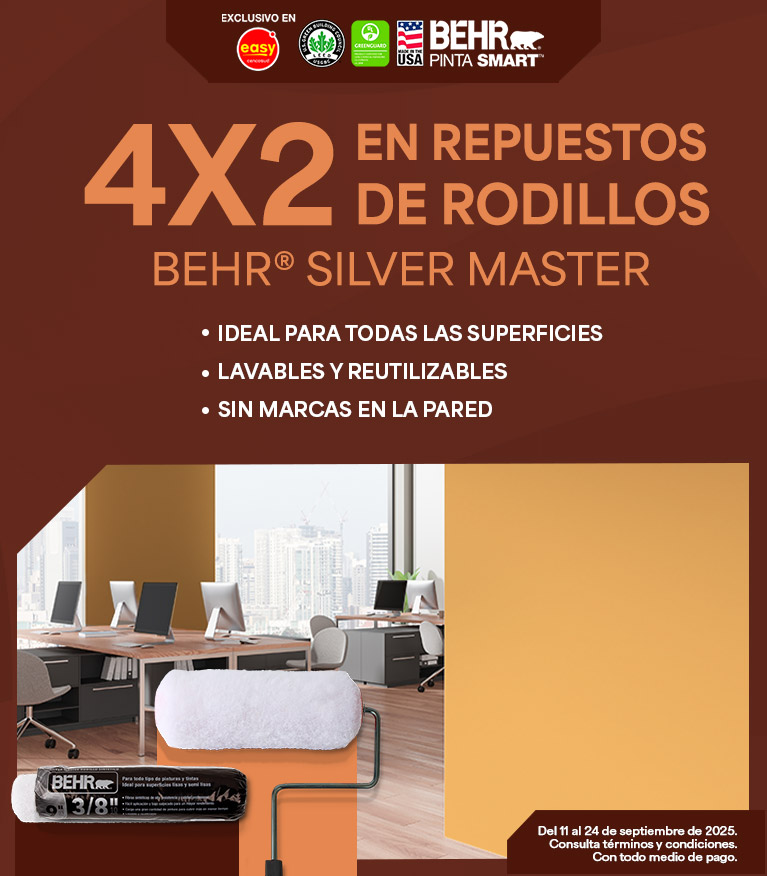 Mobile view of an image for BEHR Silver Master rollers promotion
