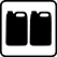 Wood cleaner and stripper bottles icon.