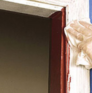 Wipe off excess paint.
