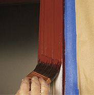 Paint trim facing.