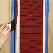 Paint shutter edges.
