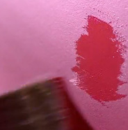 Feather out drips with a brush.