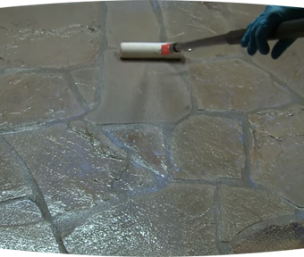 Applying wet soak sealer to flooring
