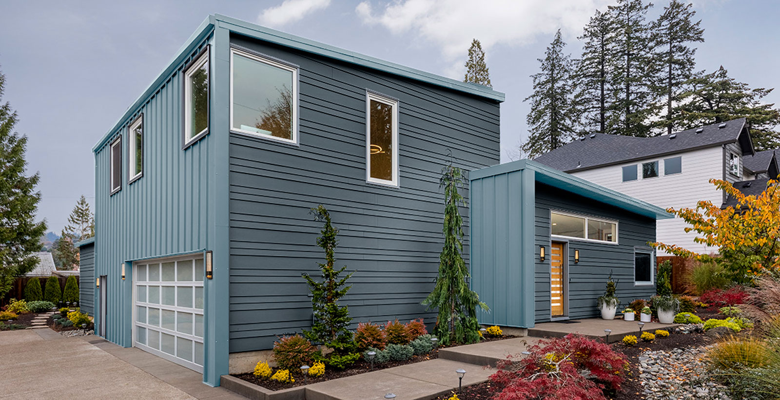 Fachada moderna y con estilo