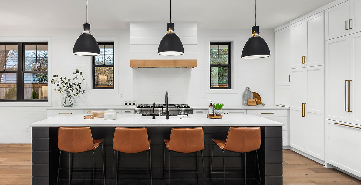 cocina blanco informal atrevida y espectacular