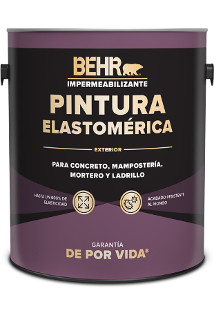 BEHR<sup>®</sup> Pintura Elastomérica para Mampostería, Mortero y Ladrillo