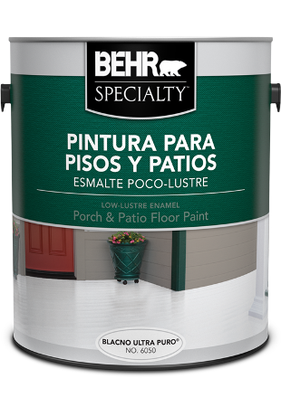 BEHR SPECIALTY<sup>™</sup> Pintura Esmalte al Agua para Pisos y Patios