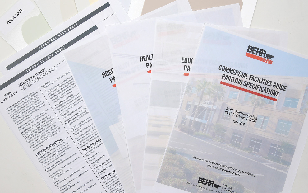 Sample documents for project submittal